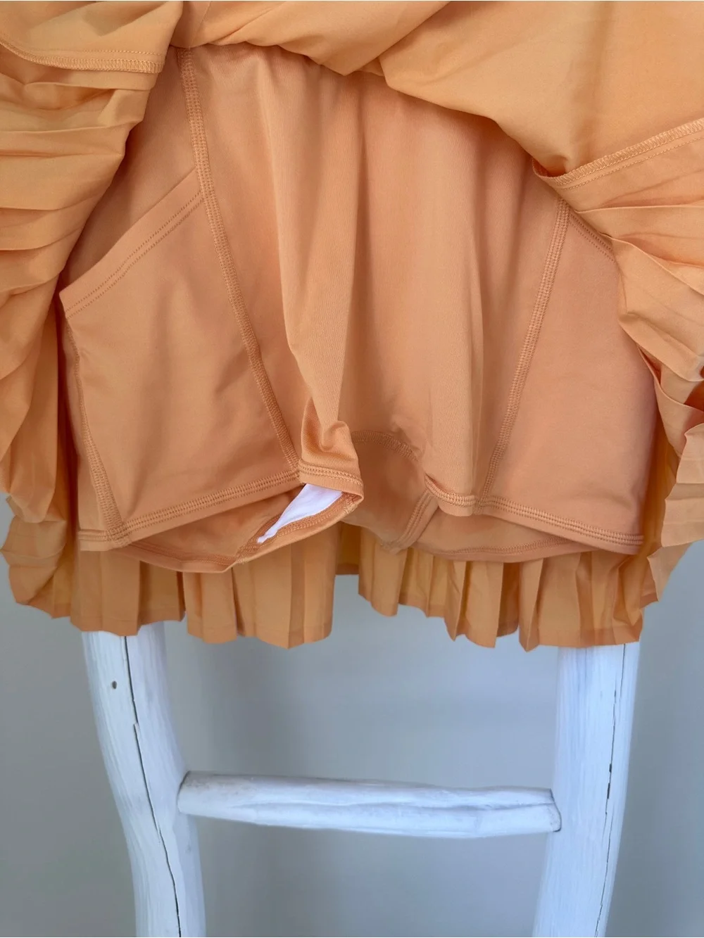 ALO Aces Sports Sunny Skort Golden Orange Size Small